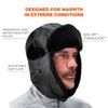 Ergodyne N-Ferno 6802Z Winter Trapper Hat, Zippered Pocket for Bump