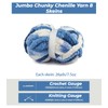 8 Pack Chunky Yarn for Hand Knitting Include 1 Glow