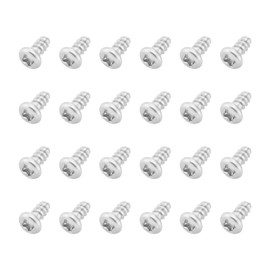 SG Store 24Pcs Desktop Case Screws A500 / A600 / A1200 304 Stainless Steel Screws M3 x 6mm Compatible with Commodore Amiga 500 600 1200 Silver