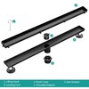 BARONAGE 28 Inch Linear Shower Drain, 2-in-1 Flat & Tile