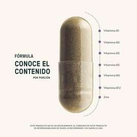 Life 360+ VITAMINS-B GRAPE | 220 cápsulas | Cápsulas a base de pulpa de uva y vitaminas del complejo B (B1, B2, B3, B5, B6 Y B12) | Suplemento Aliment