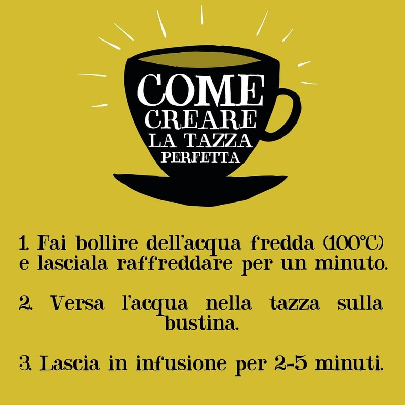 CUPPER Infuso Biologico Limone e Zenzero, Ingredienti da Agricoltura Biologica,