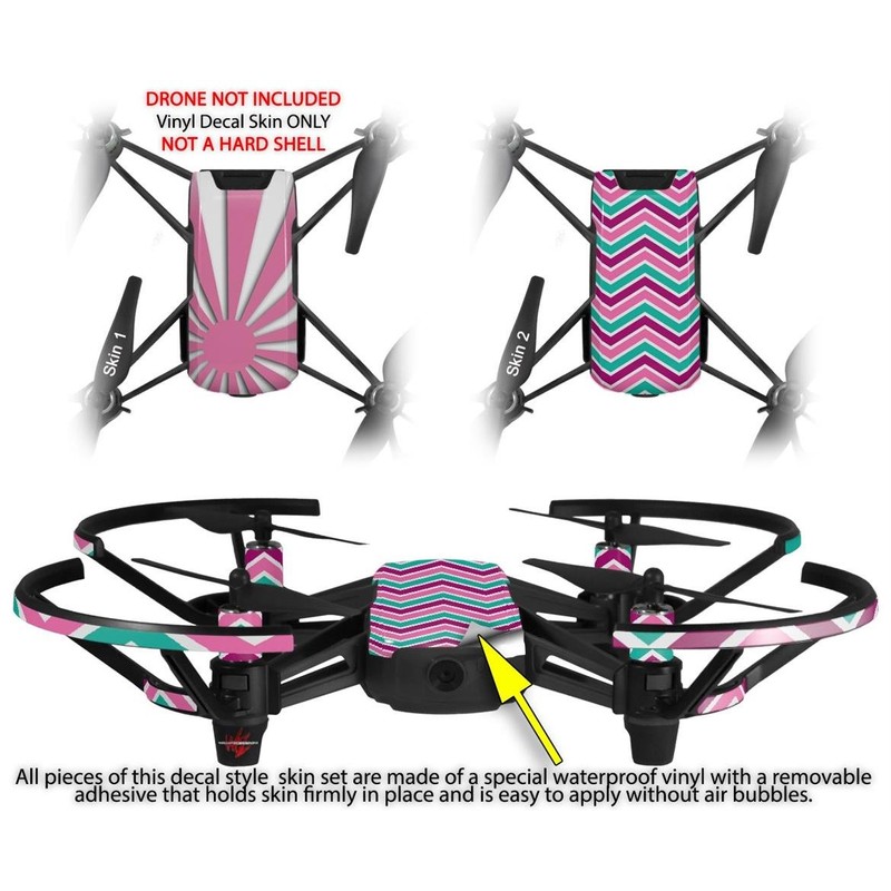 Skin Decal Wrap 2 Pack for DJI Ryze Tello Drone