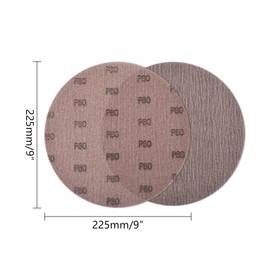 Pack of 10 Sanding Discs, Velcro Sanding Discs Diameter 225 mm / 9 Inch Dust-free Sanding Net Sanding Disc Anti-Blocking Sanding Pads Sandpaper for Ceiling Sanders Drywall Sanders 80#
