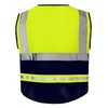Hi Vis Vest Reflective Work Wear High Visibility Vest Zip
