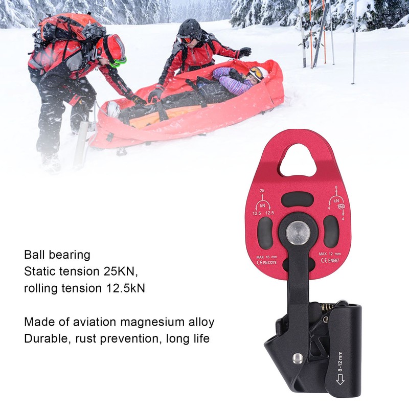 Lift Weight Pulley 7075 Aviation Aluminum Puller for Survive Rock