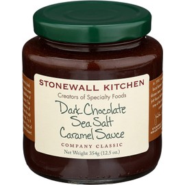 Stonewall Kitchen Dark Chocolate Sea Salt Caramel Sauce, 12.5 Ounces