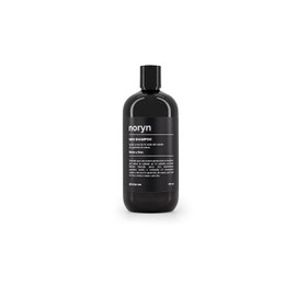 noryn Shampoo para Hombres 480 ml - Fórmula Natural, Prevención de Caída y Canas - Menta y Lima