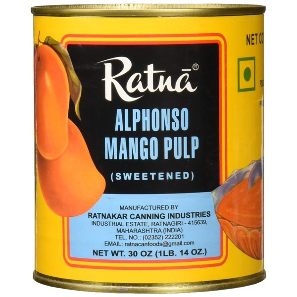 Swad Ratna Alphonso Mango Pulp, Yellow