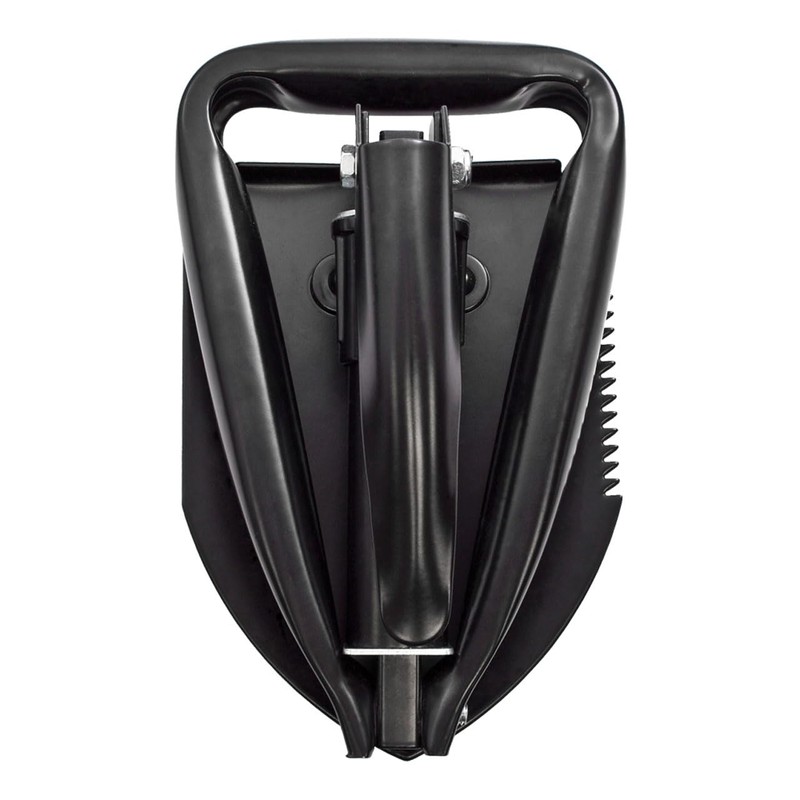SOG Entrenching Tool- 18.25 Inch Folding Survival Shovel with Wood