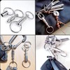 Tenalleys 4 Pack Quick Release Keychain Detachable Pull Apart Keychain