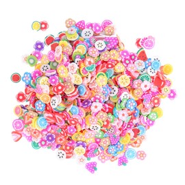 Healvian 5000pcs Fruit Nail Slice Decoration Flower Fruit Designs for Nail Art for Storage Box