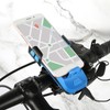 4 In 1 Multifunction USB Charging Bicycle Headlight with Horn