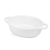 Foraineam 6-Pack Porcelain Ramekins, 10 Ounce Oval Ceramic Creme Brulee