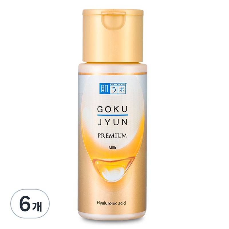 Partner_Reference 하다라보 고쿠쥰 프리미엄 밀크 140ml 6개 / 하다라보 고쿠쥰