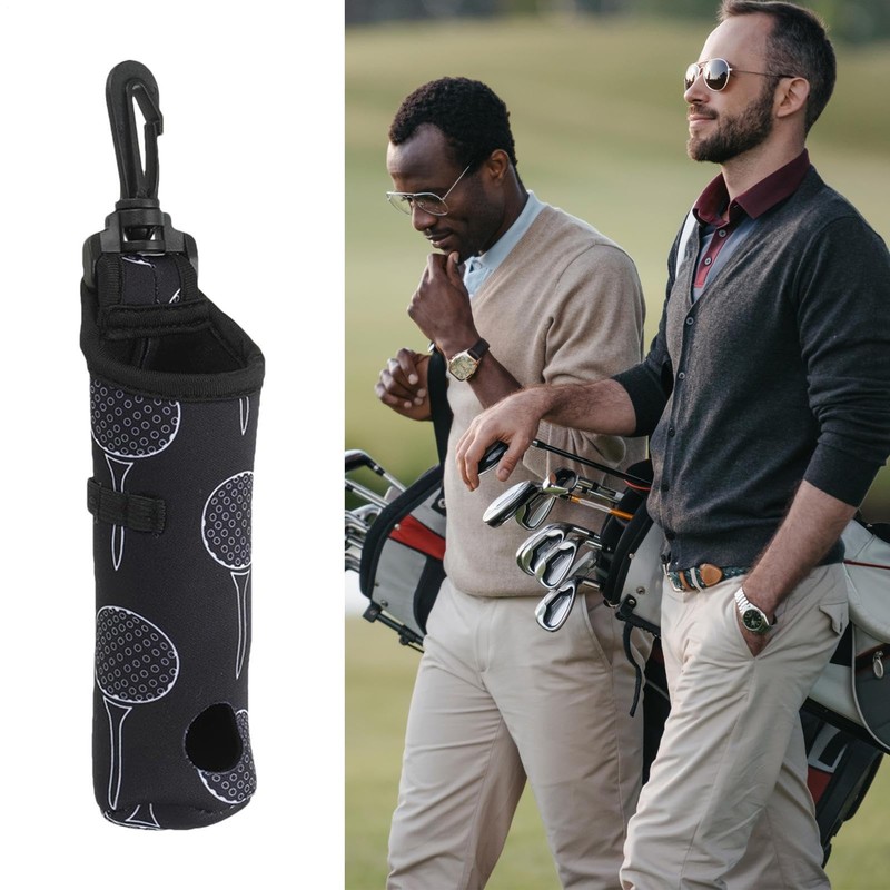 Golf Tee Bag | Foldable Golf Ball Storage Pouch -