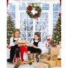 Mocsicka Christmas Window Backdrop for Photography Winter Snow Scene Xmas