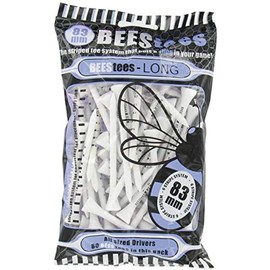 The Bees Tees Unisex Bees Tees 83mm Professional Golf Tee, White, UK