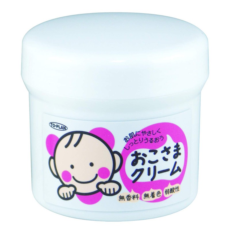 TO-PLAN Okosama Cream, 4.1 oz (110 g), Colorless, Unscented, Hypoallergenic