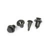 Partuto 50Pcs Push-Type Fastener Rivet Retainer Clips 10mm Replacement