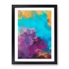 Ticket To Ride Abstract Framed Print for Living Room Bedroom