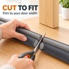 36.6-Inch Double-Sided Door Draft Stopper, Cut-to-Fit Wind & Dust Blocker