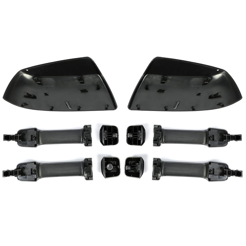 Kojem Door Handles & Mirror Covers Kit Compatible with 2011-2022