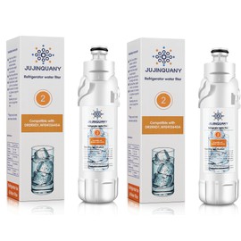 W10413645A Water Filter Filter 2 Refrigerator Water Filter Compatible with Whirlpool Refrigerator Water Filter 2,W10413645A,EDR2RXD1,Kenmore 9082,Kenmore 9903 Water Filter (2-Pack)