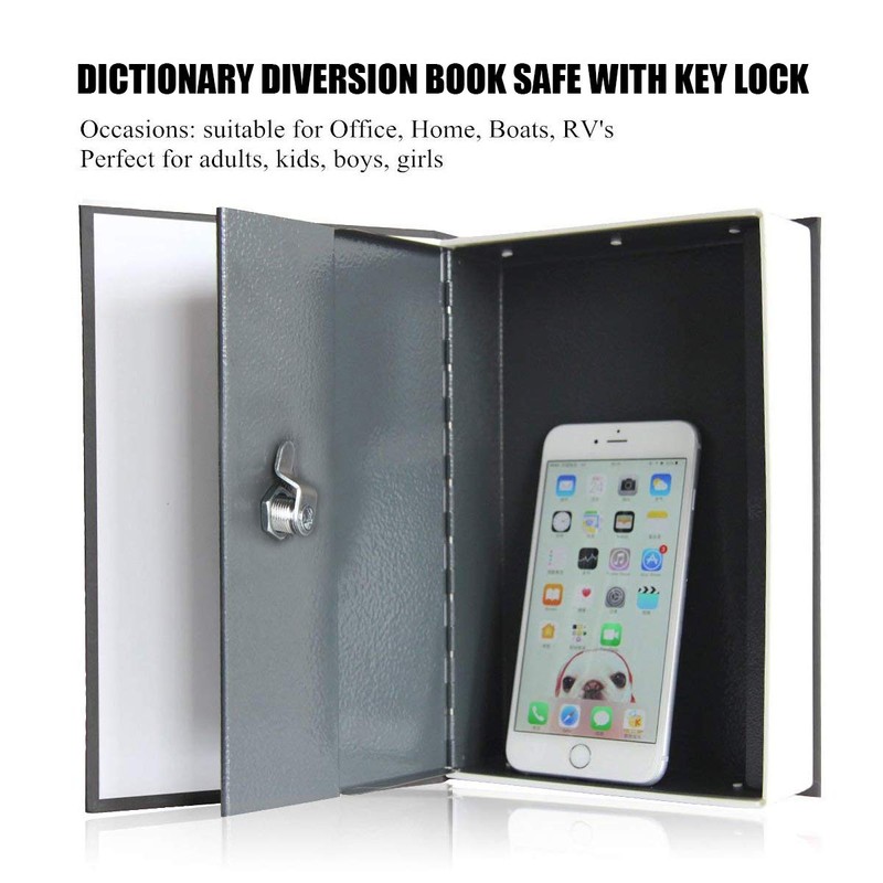Book Safe with Key Lock – Jssmst Home Dictionary Diversion