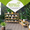 BMOSU 2-Tier Bamboo Extended Shoe Rack Premium Stackable Shoe Shelf