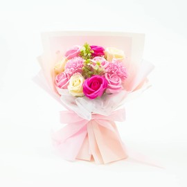 Soap Flower, Mother's Day, Bouquet, Soap Flower Gift, Flowers, Artificial Flowers, Gift, Moondust, Carnation, Ready to Hang, Bouquet, Mother's Day, Volume, Arrangement, Fashionable, 60th Birthday, Telegrams, Wedding Anniversary, Retirement Gift, Rose, Mi