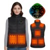 KOVNLO Womens Heated Vest, 5 in 1 Smart Controller, Lights-out
