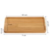 yarlung 10 Pack Small Bamboo Saucers, 7 Inch Plant Saucers