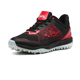 Boombah Viper Pureknit Men's Turf - Status - Black/Red - Size 9.5