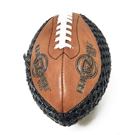 fun gripper-Grip Zone 10.5 inch Junior Size Football,Composite Leather Football/Black Tacky Soft Mesh Extra Grip Football Training or Recreation Play for Young Adults by: Saturnian I P.E. Supplier