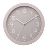 Rhythm (RHYTHM) Wall Clock, Analog Quartz Silent Continuous Second Hand