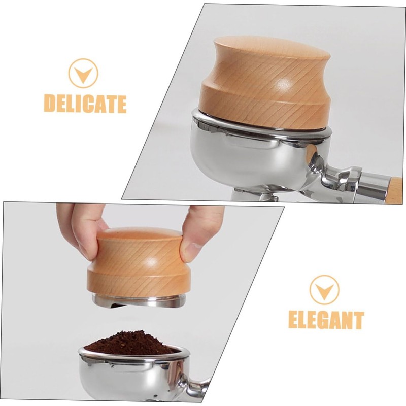 VILLFUL Manual Coffee Distributor Tool Stainless Steel Base Handle Espresso