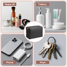 Joyway Detachable Shoulder Strap for Travel Cosmetic Bag, Wide Replacement Crossbody Bag Straps(Black)