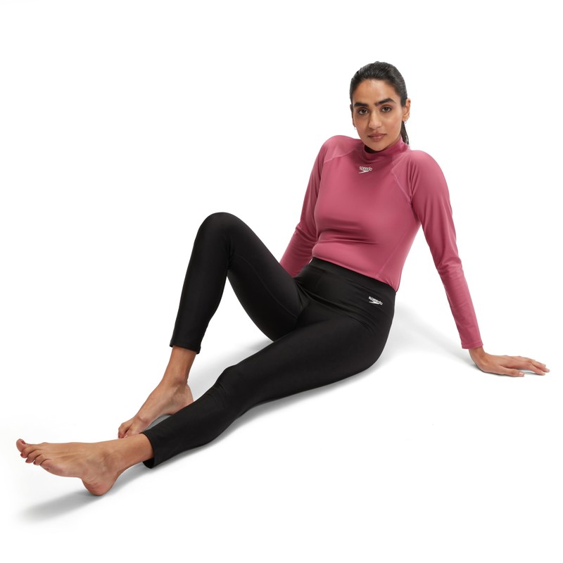 Speedo Women's Swim Leggings, black