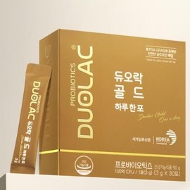duorock [Seller Herb Food] Dualoc Gold Lactobacillus Probiotics Gift Return 30 packets / [셀러허브 식품] 듀오락 골드 유산균 프로바이오틱스 선물 답례 30포