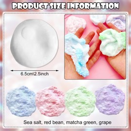 MACULPER Grape Stress Ball Pack of 4 Soft Grapes Stress Relief Ball Squeeze Toy Anti Stress Toy Fidget Toys Stress Relief for Children and Adults