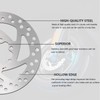 140mm Electric Scooter Brake Rotor in Stainless Steel, Compatible with