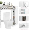 Over The Toilet Storage Cabinet, Bathroom Space Saver with Paper