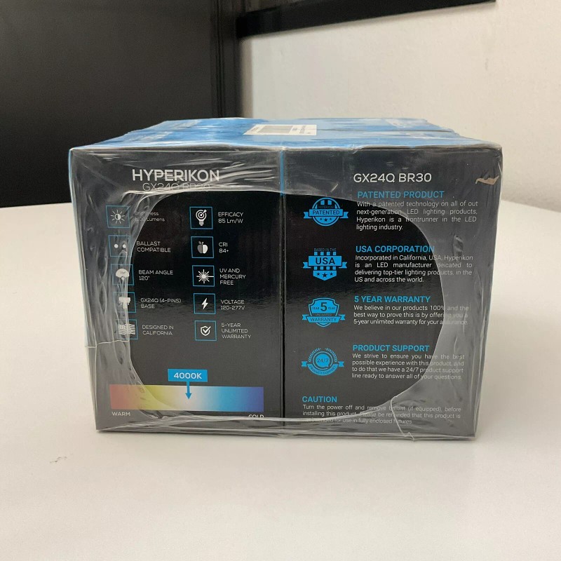 Hyperikon G24Q LED 13W BR30 Bulb 4000K Daylight Glow, Ballast