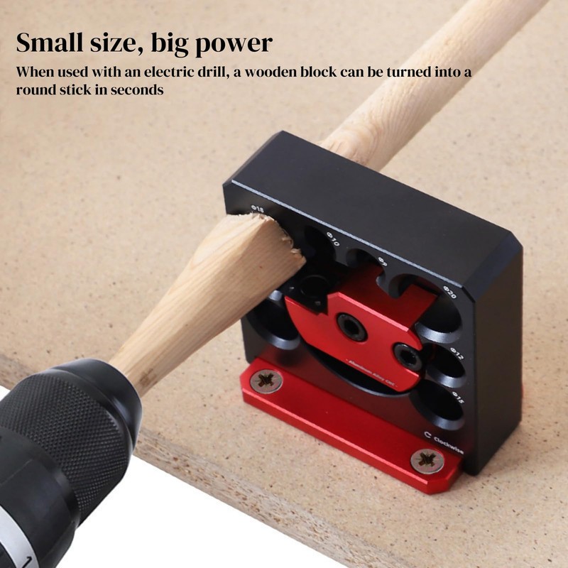 Adjustable Dowel Maker Jig Set, 8 mm to 20 mm,