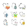WDYJMALL Easter Cookie Cutters 9-Pc Set - Chick Egg Bunny