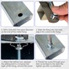 Jiozermi 20 Pcs Hollow Wall Anchors and Screws, Hollow Core