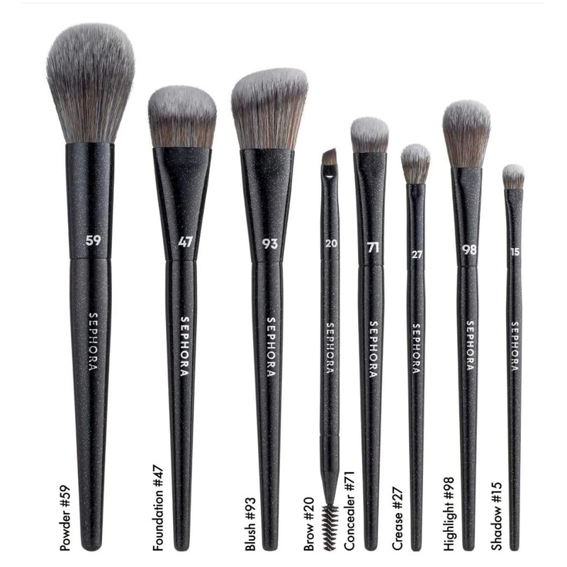 SEPHORA COLLECTION PRO 8-Piece Face & Eye Brush Set