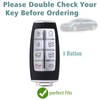 Compatible with Genesis Key Fob Cover, Gold Keychains, for G80