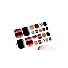 22Pcs Toe Nail Glitter Gold Spots Polka Dots Figure Marble Sticker Gd065 Nail Wraps Stickers Manicure Supplies for Women Nails Full Long Lasting Easy Apply and Remove